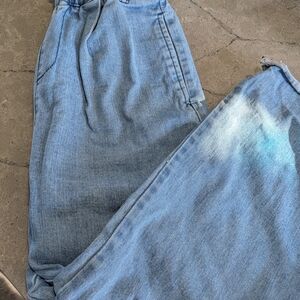 OAK + FORT Denim Blue Wide Leg Jeans